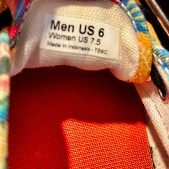 Vans Limited Edition Peacock Vans, Sz 7.5, EUC - Picture 5 of 5